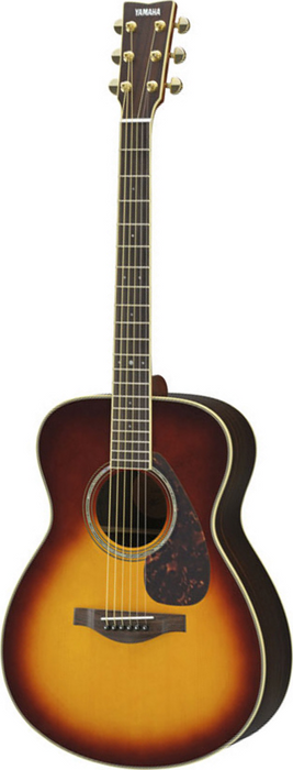 Yamaha LS6 ARE Concert Acoustic-Electric Guitar with FREE Hard Bag Package - Natural