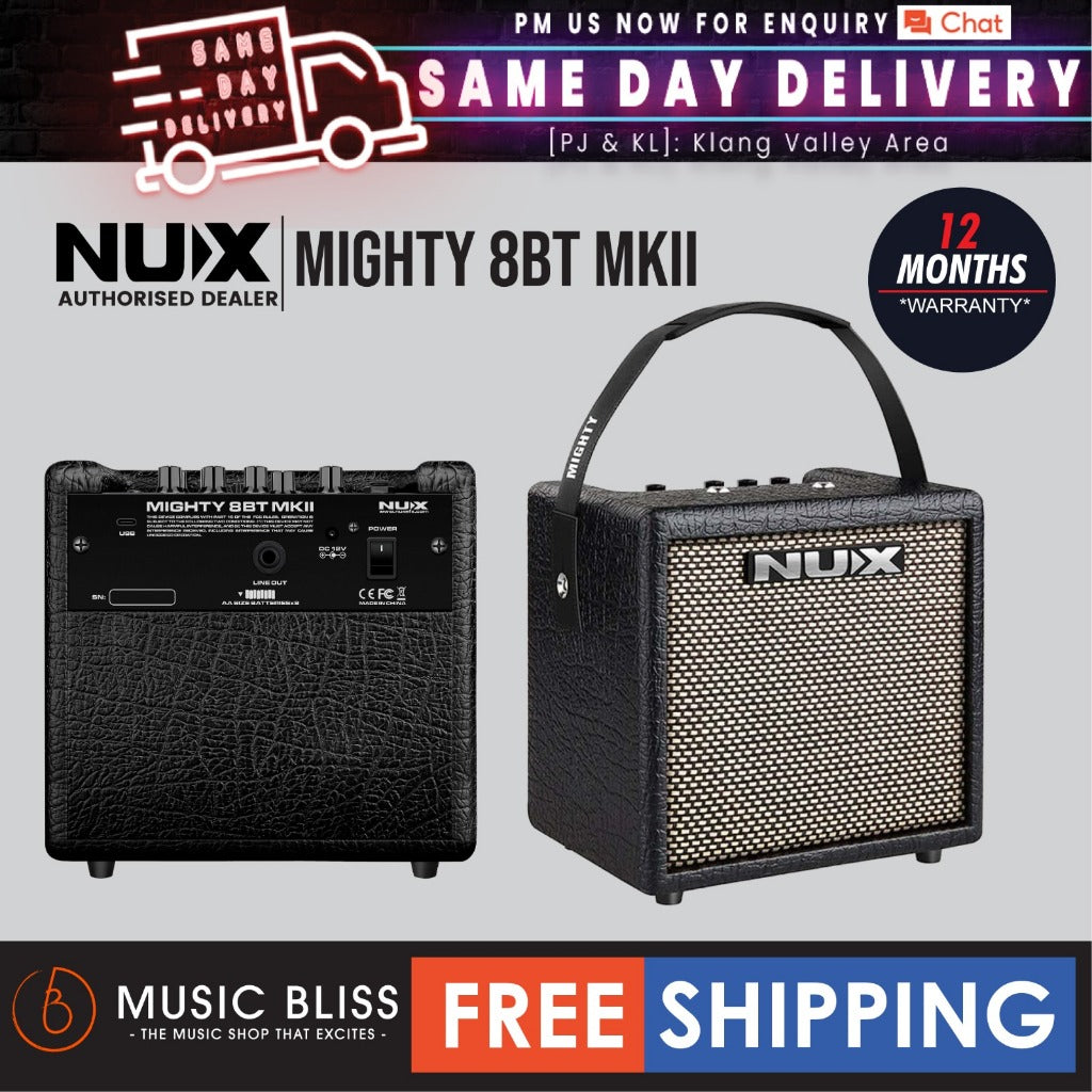 NUX - Ampli guitare portable 8 watts bluetooth