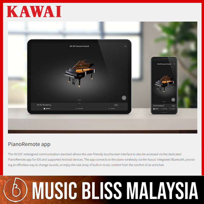 Kawai Novus NV10S Hybrid Digital Piano - Music Bliss Malaysia