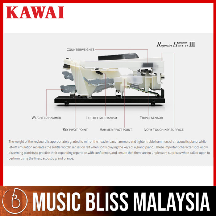 Kawai DG30 88-key Digital Grand Piano (DG-30 / DG 30) - Music Bliss Malaysia