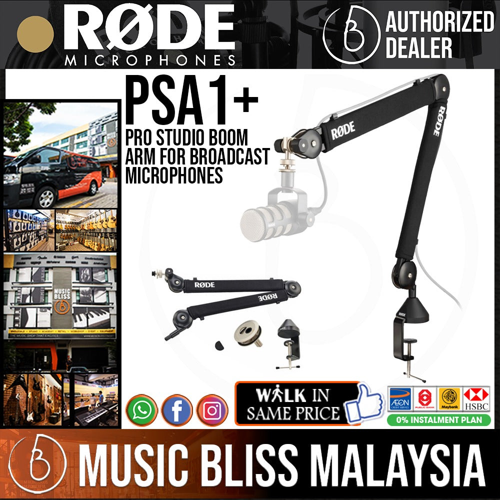 Rode Microphones PSA1+ Professional Studio Boom Arm 