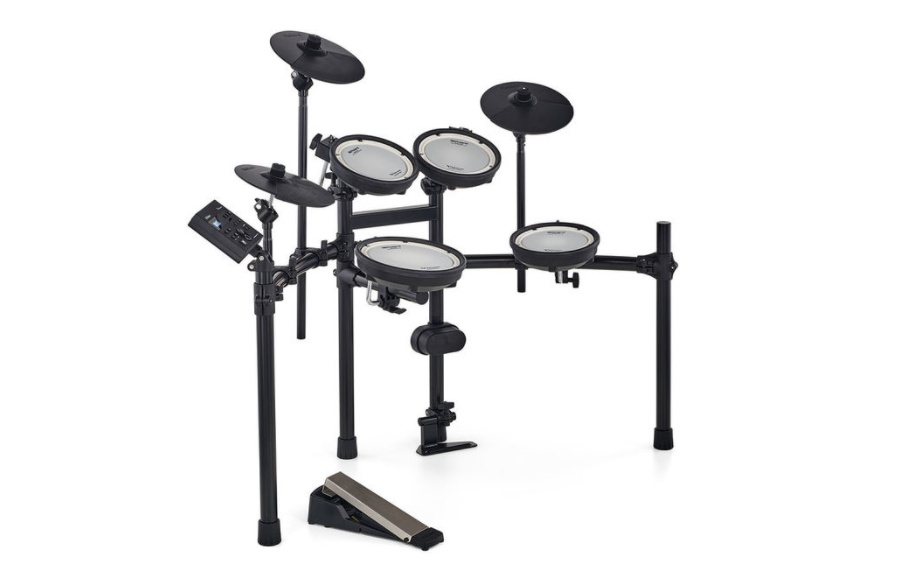 Roland V-Drums TD-07DMK Electronic Drum Set with RH-5 Headphone, Kick Pedal, Throne and Drumsticks (TD07DMK / TD 07DMK) *FREE SHIPPING* - Music Bliss Malaysia