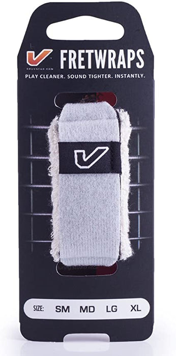 Gruv Gear FretWraps HD 'Stone' String Muter Single Pack - Large White (FW-1PK-WHT-LG / FW 1PK WHT LG) - Music Bliss Malaysia