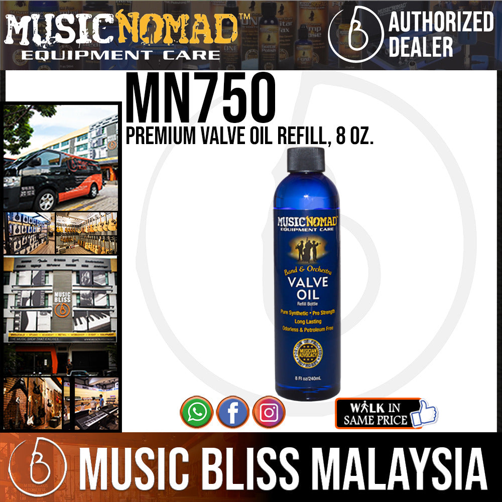 Music Nomad Valve Oil - Pro Strength & Pure Synthetic