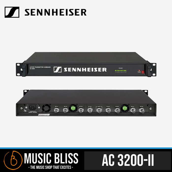 Sennheiser AC 3200-II Active 8-channel Antenna Combiner - Music Bliss Malaysia