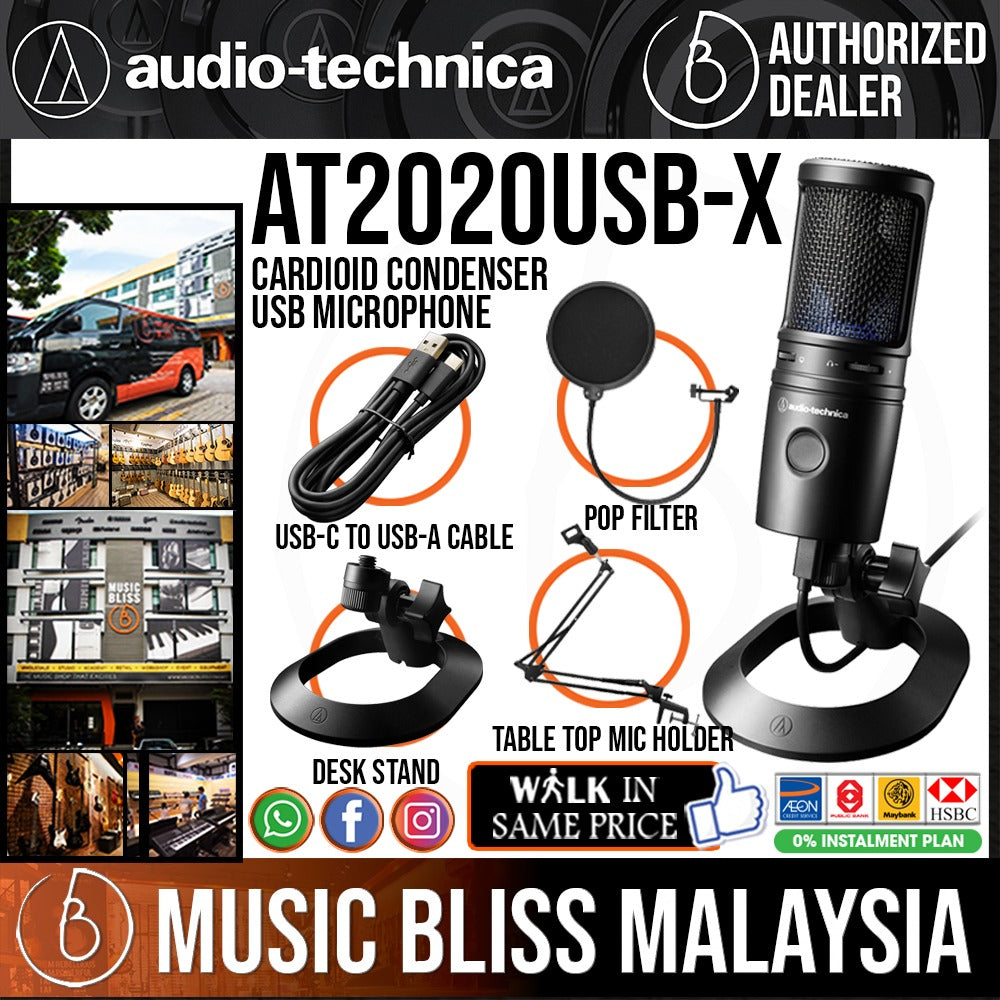 Audio Technica AT2020USB Cardioid Condenser Microphone