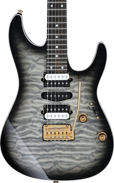 Ibanez Premium AZ47P1QM Electric Guitar - Black Ice Burst - Music Bliss Malaysia