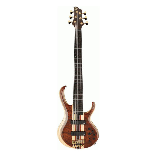 Ibanez Premium BTB1836 Bass Guitar - Natural Shadow Low Gloss - Music Bliss Malaysia