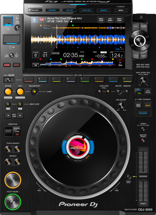 Pioneer DJ CDJ-3000 Professional Rekordbox DJ Multi-Player (CDJ3000) *Everyday Low Prices Promotion* - Music Bliss Malaysia