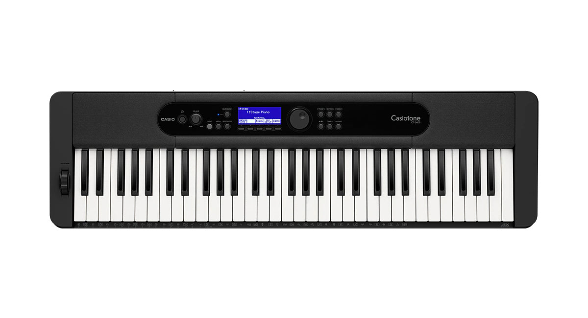 Casio CT-S400 61-key Ultra-Portable Arranger Keyboard with WU-BT10 Bluetooth MIDI/Audio Adapter - Black - Music Bliss Malaysia