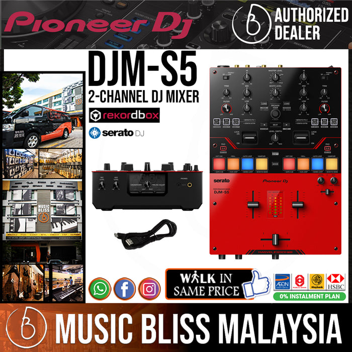 Pioneer DJ DJM-S5 2-Channel Serato Scratch Mixer