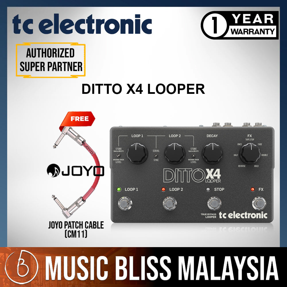 TC Electronic DITTO X4 Looper ルーパー - ギター