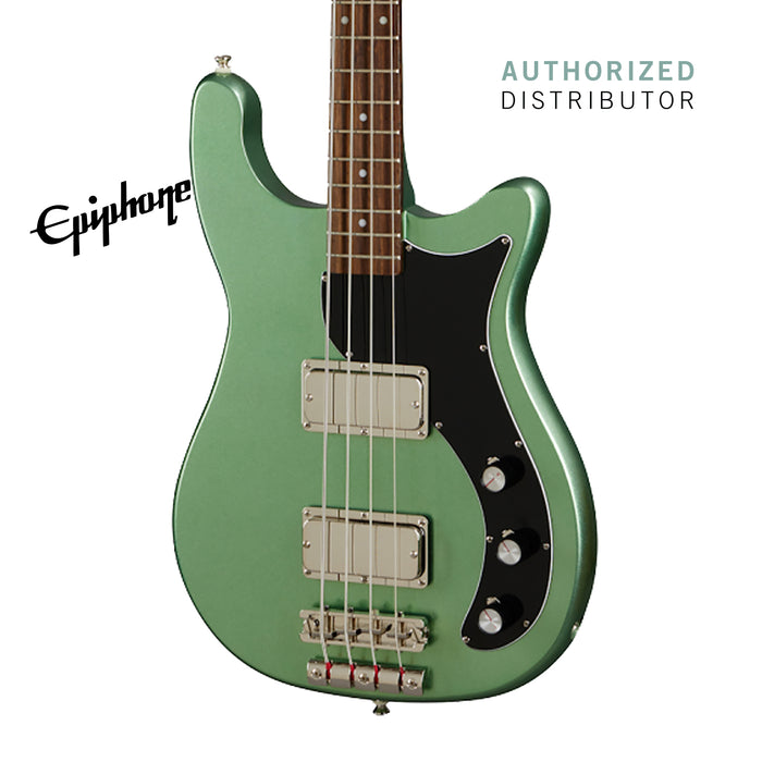 Epiphone Embassy Bass Guitar - Wanderlust Green Metallic - Music Bliss Malaysia