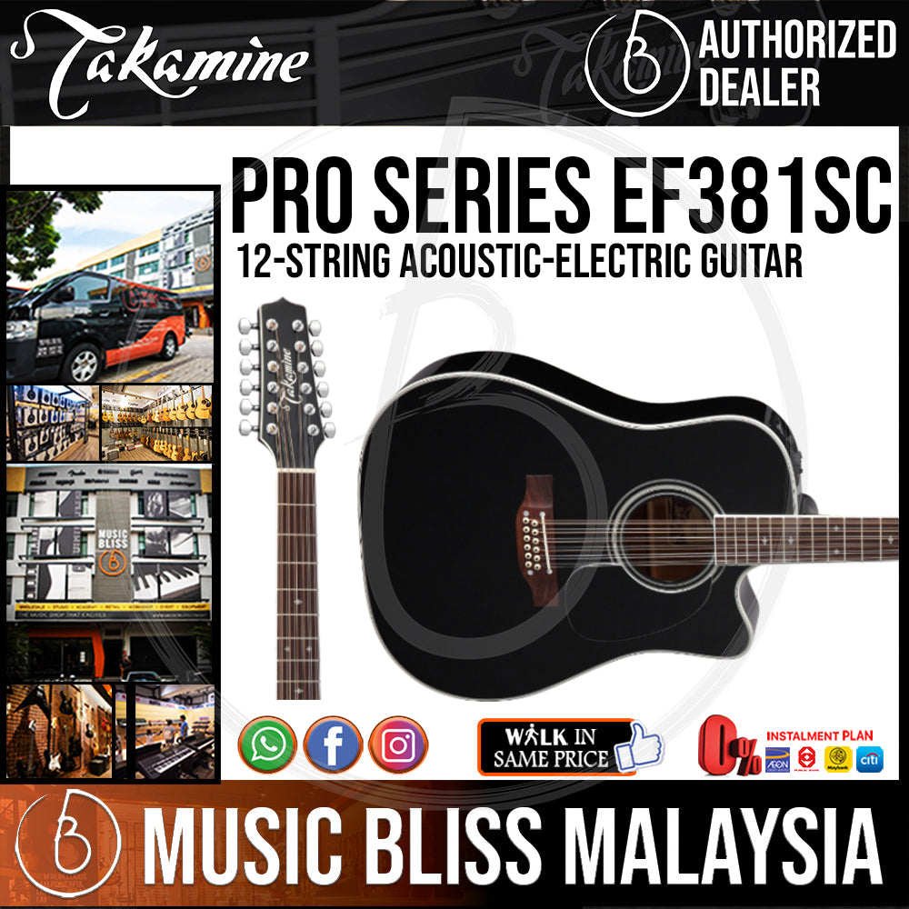 Takamine ef381sc deals acoustic guitar