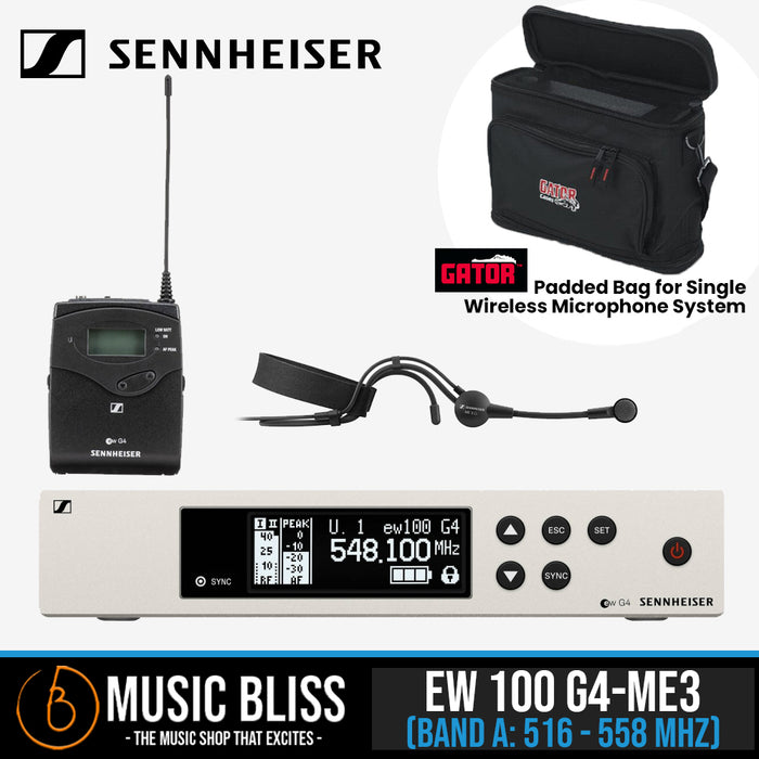 Sennheiser Pro Audio Sennheiser EW 100-ME3 Wireless Cardioid