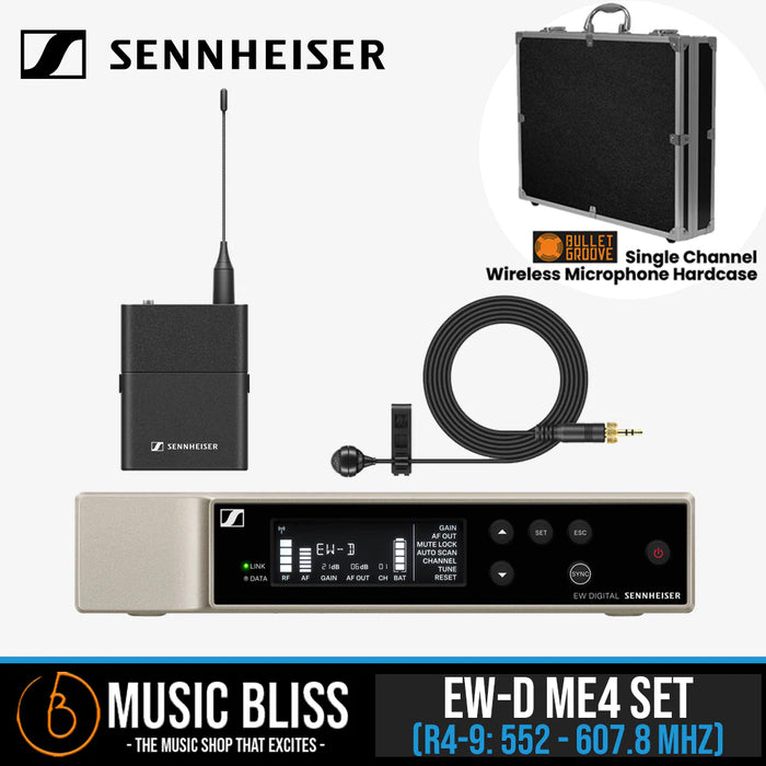 Sennheiser EW-D ME4 SET Digital Wireless Lavalier Microphone System - Sound  Productions