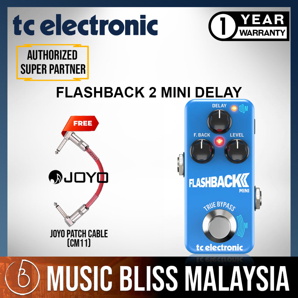 TC Electronic Flashback 2 Mini Delay Pedal | Music Bliss Malaysia