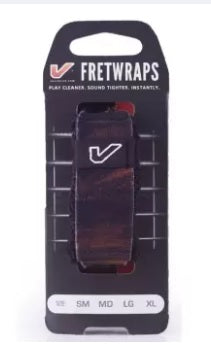 Gruv Gear FretWraps Wood 'Walnut' String Muter Single Pack - Large (FW-1PK-MED-LG / FW 1PK MED LG) - Music Bliss Malaysia
