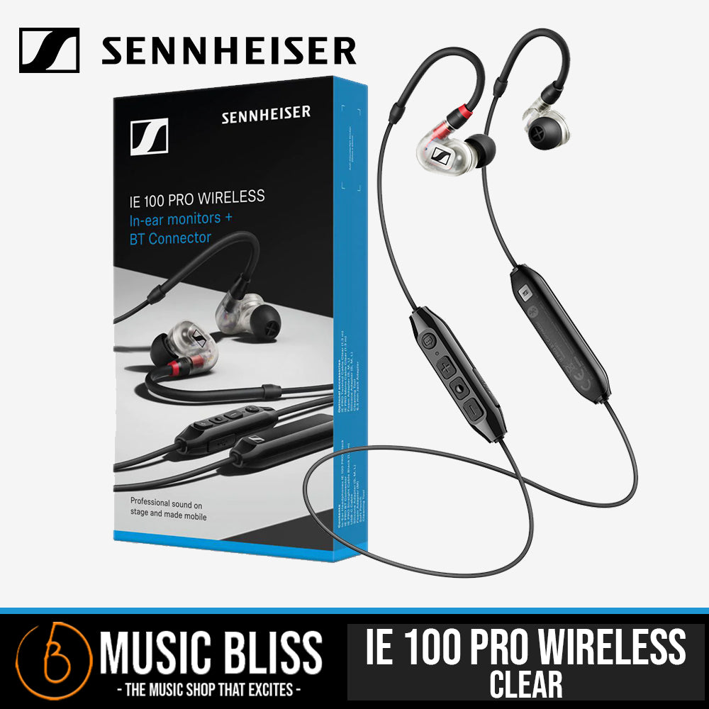 Sennheiser IE 100 Pro Wireless In-Ear Monitors Headphones - Clear | Music  Bliss Malaysia