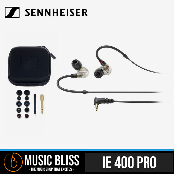 Sennheiser IE 400 Pro Monitor Earphones - Clear | Music Bliss Malaysia