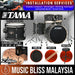 Tama Imperialstar 5-piece Drum Set with Drumsticks and Throne - 22" Kick - Blacked Out Black - Music Bliss Malaysia