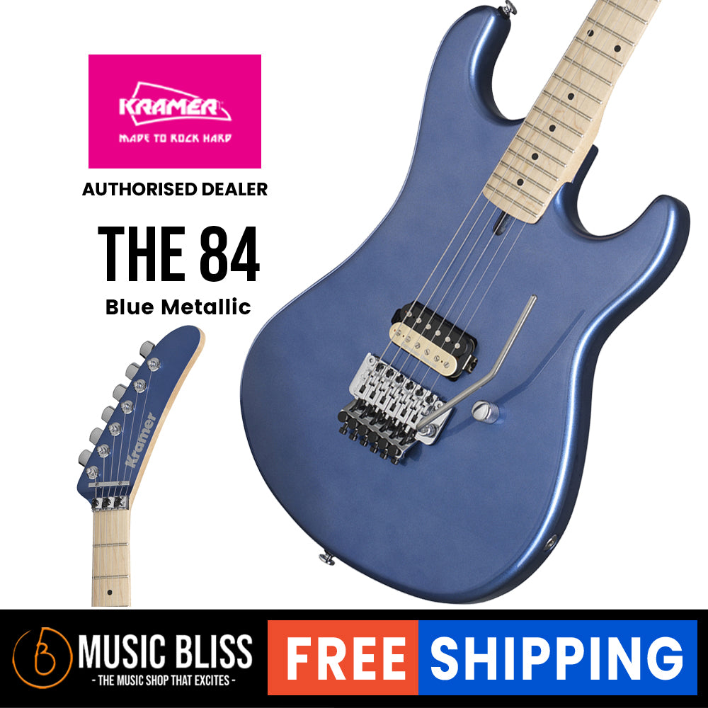 Kramer The 84 Electric Guitar - Blue Metallic | Music Bliss Malaysia