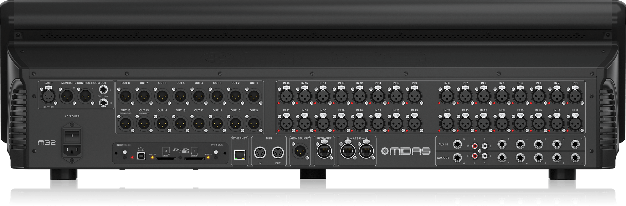 Midas M32 LIVE 40-channel Digital Mixer for Live Performance and Studio Recording (M32LIVE) - Music Bliss Malaysia