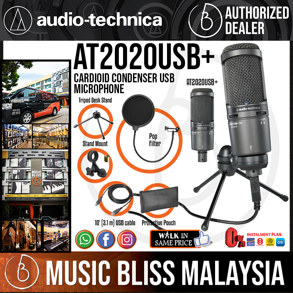  Audio-Technica AT2020USB+ Cardioid Condenser USB