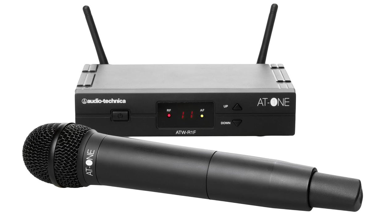 Audio Technica ATW13 Single Wireless Handheld Microphone System, Vocalist Handheld Wireless Microphone, For Singers, Event MC's (Audio-Technica ATW-13) *MCO Promotion* - Music Bliss Malaysia