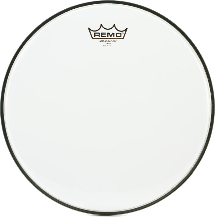 Remo Clear Ambassador Drumhead - 13" (BA-0313-00 BA031300 BA 0313 00) - Music Bliss Malaysia