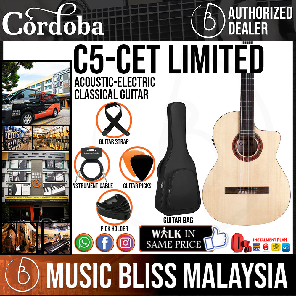 Cordoba Cordoba C5-CET Classical Thinline Acoustic-Electric Guitar