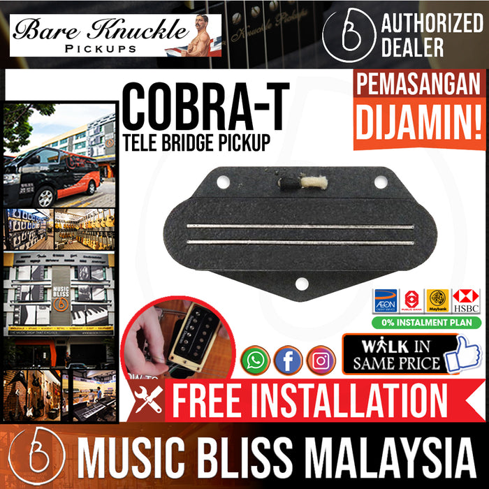 Bare Knuckle Cobra-T Tele Bridge Pickup [Free In-Store Installation]