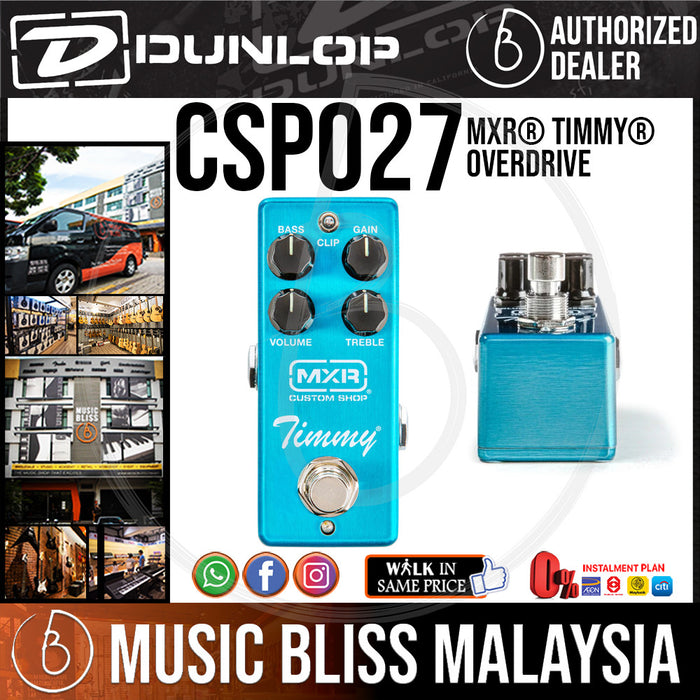 Jim Dunlop MXR CSP027 Timmy Overdrive Mini Pedal | Music Bliss