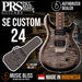 PRS SE Custom 24 Electric Guitar with Bag - Charcoal Burst (Made in Indonesia) - Music Bliss Malaysia