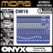 Midas DDA DM16 16-channel Mixer with Midas Microphone Preamplifiers (DM-16 / DM 16) - Music Bliss Malaysia