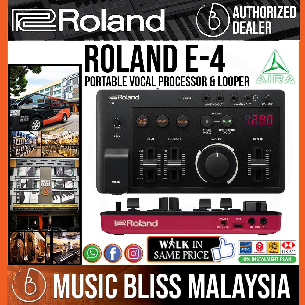 Roland Aira Compact E-4 Voice Tweaker | Music Bliss Malaysia