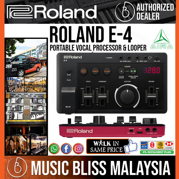 Roland Aira Compact E-4 Voice Tweaker - Music Bliss Malaysia