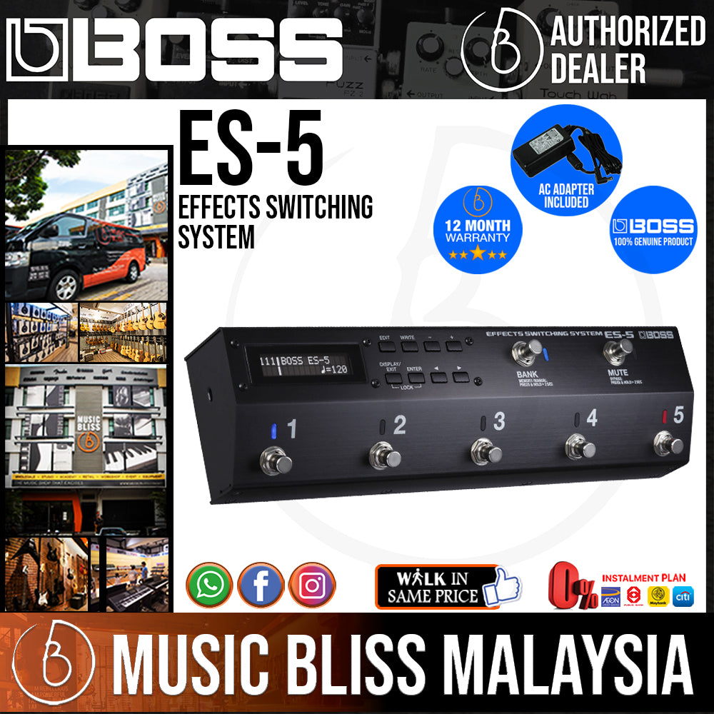 Boss ES-5 Effects Switching System | Music Bliss Malaysia