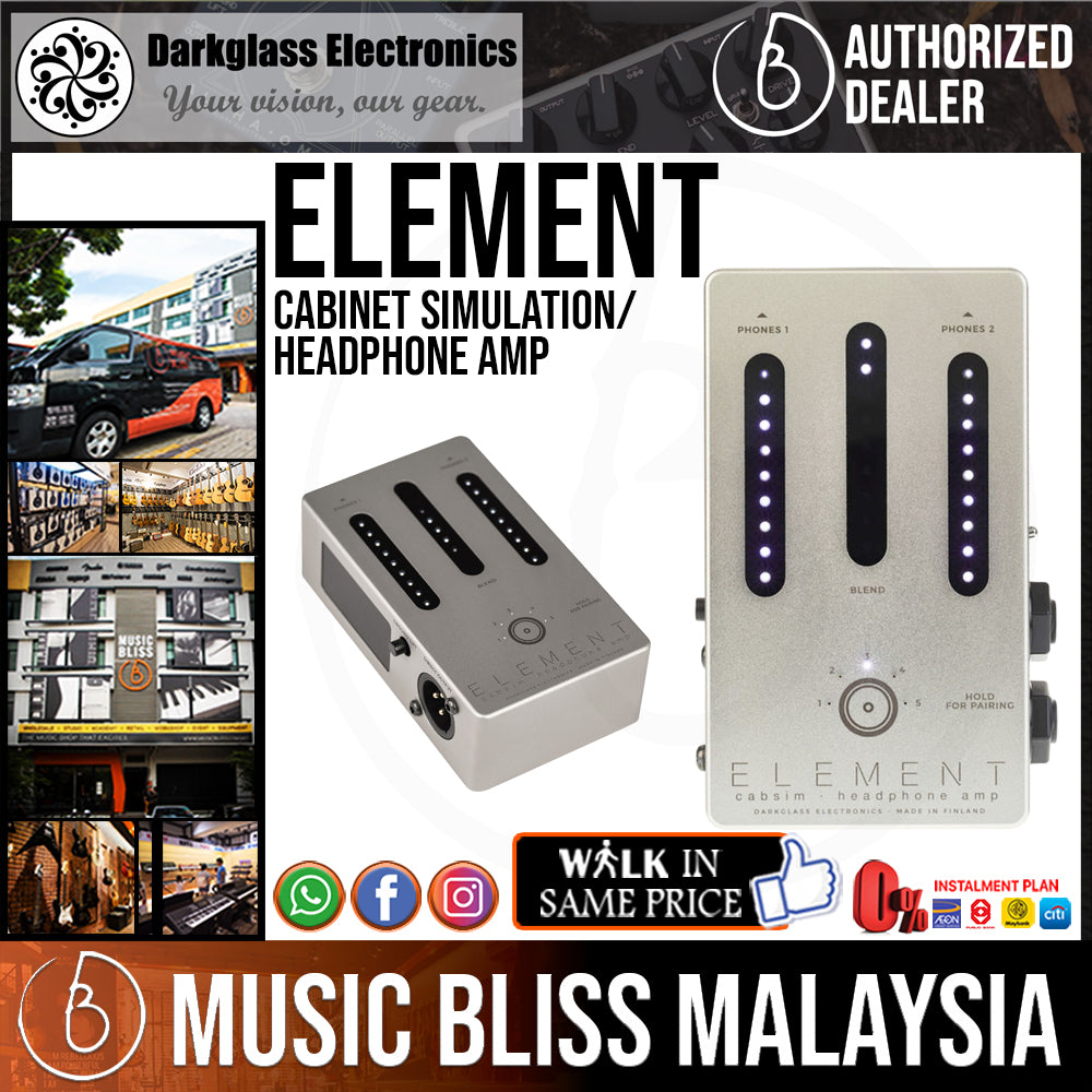 Darkglass Element Cabinet Simulation/ Headphone Amp | Music Bliss Malaysia