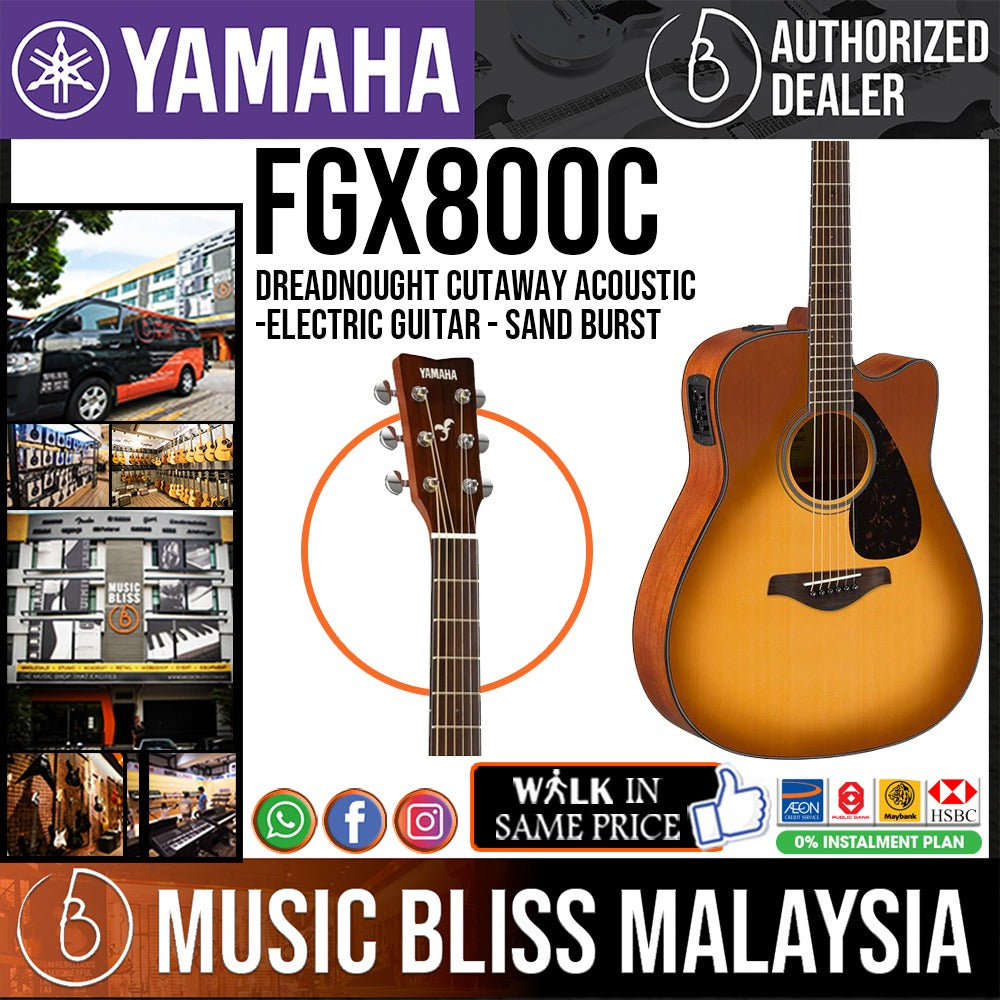 Yamaha 2024 guitar fgx800c