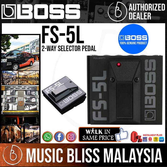 Boss FS-5L Latching Foot Switch | Music Bliss Malaysia