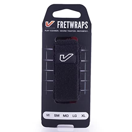 Gruv Gear FretWraps String Muter Single Pack - Small Black (FW-1PK-SM / FW 1PK SM) - Music Bliss Malaysia