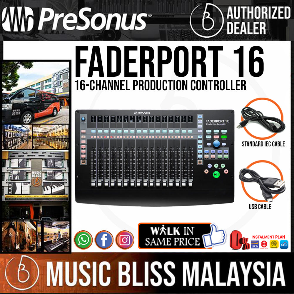 PreSonus FaderPort 16 16-channel Production Controller | Music