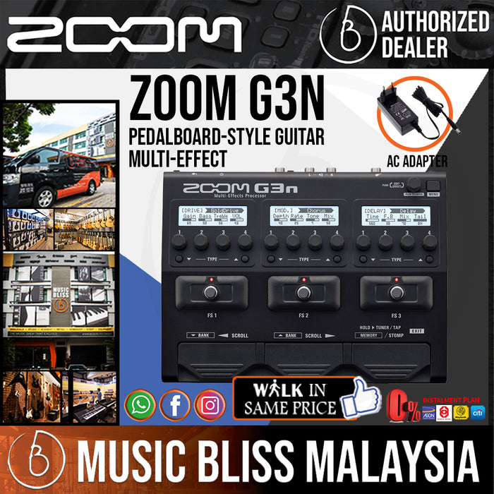 Zoom G3n Multi-Effects Processor with 0% Instalment | Music Bliss