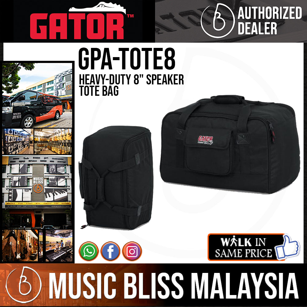 Gator GPA-TOTE8 Heavy-duty 8 Speaker Tote Bag