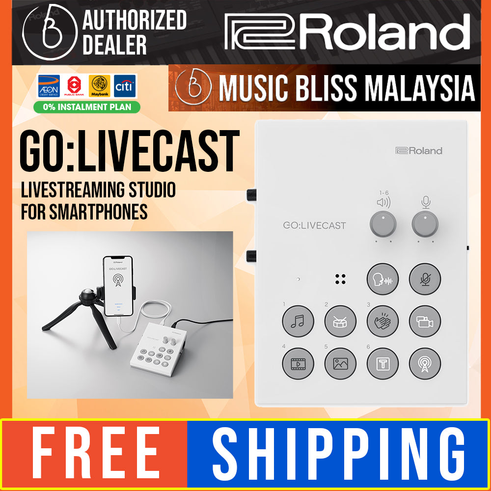 Roland GO:LIVECAST Live Streaming Studio for Smartphones | Music