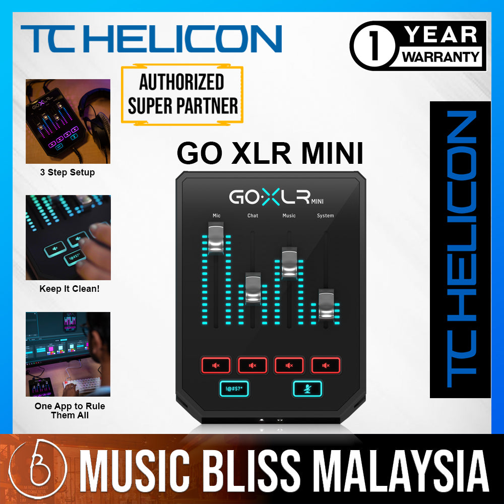 TC Helicon GO XLR Mini  Audio devices, Audio, Usb