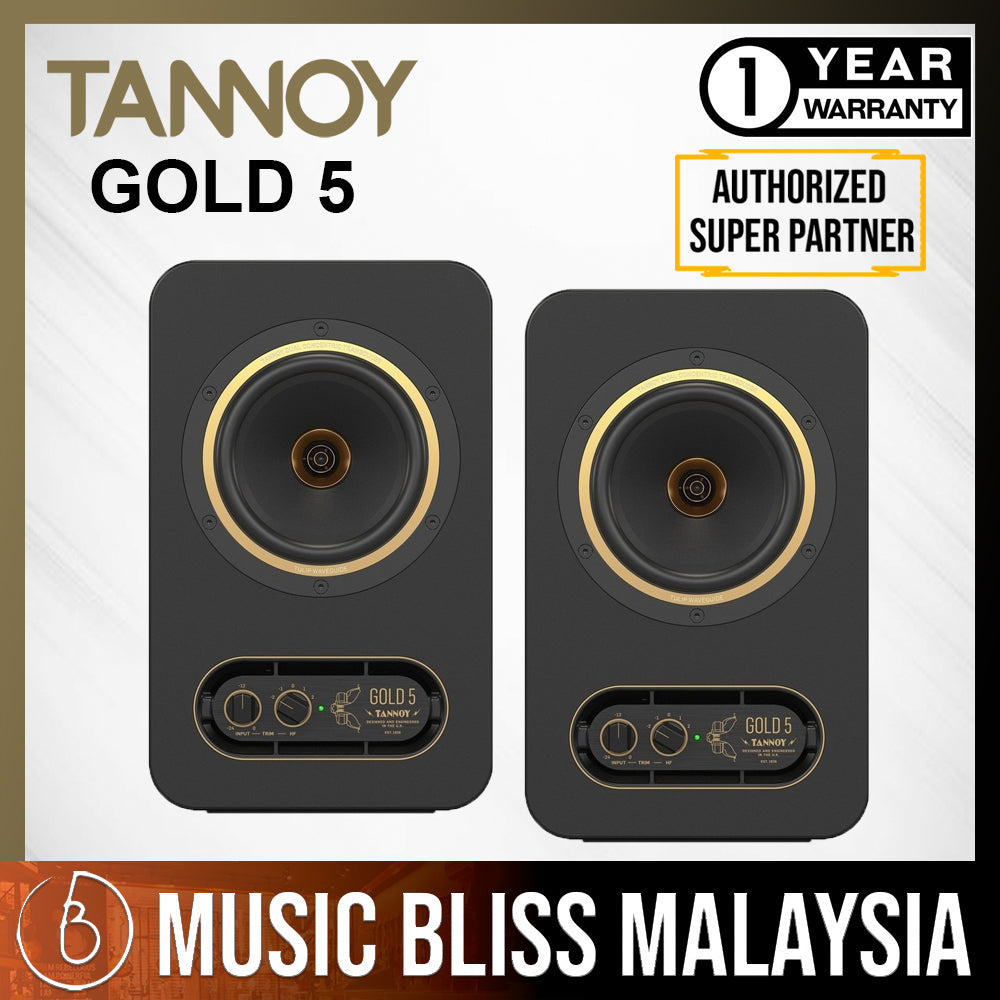 Tannoy GOLD 5 5'' Powered Studio Monitor - Pair | Music Bliss