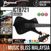 Ibanez Iron Label Iceman ICTB721 7-string - Black Flat - Music Bliss Malaysia