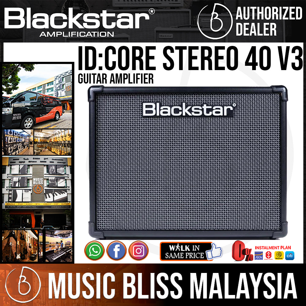 Blackstar ID:Core Stereo 40 V3 Guitar Amplifier | Music Bliss Malaysia